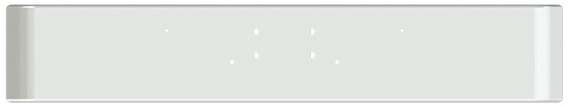 Bumper For KENWORTH, KW, W990, 2018-2026, 16", SQUARE HAND FORM, CHROME, HITCH HOLES, 7ga