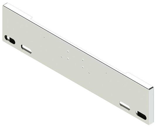 BUMPER FOR PETERBILT 365, 367, 388, 389, 567 2007-2022 20" BOXED END CHROME WITH EXTERIOR BOLT ON HITCH HOLES AND 4 OVAL HOLES