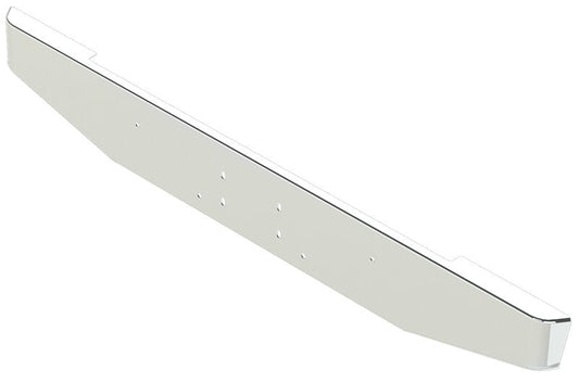 Bumper For KENWORTH, KW, W990, 2018-2026, 12", TAPER HAND FORM, CHROME, HITCH HOLES, 7ga