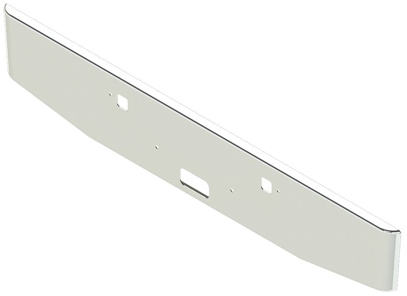 BUMPER FOR PETERBILT 365, 367, 388, 389, 567 2007-2022 16" TAPER ROLLED END CHROME
