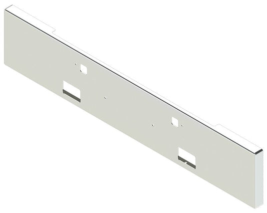 Bumper For KENWORTH, KW, W990, 2018-2026, 18", BOXED END, CHROME, FOG HOLES, TOW HOLES, 7ga