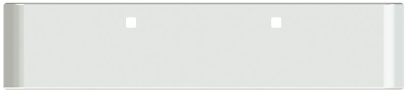 Bumper For KENWORTH, KW, W990, 2018-2026, 20", SQUARE ROLLED END, CHROME, TOW HOLES, BLIND MOUNT, 10ga