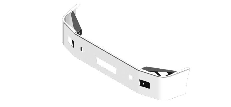 BUMPER FOR PETERBILT 384 SETBACK AXLE 2008-2015 16" SETBACK AXLE CHROME