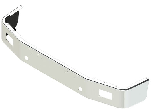 BUMPER FOR PETERBILT 367, 567 SETBACK AXLE 2007-2022 12" TO 14" SETBACK AXLE CHROME