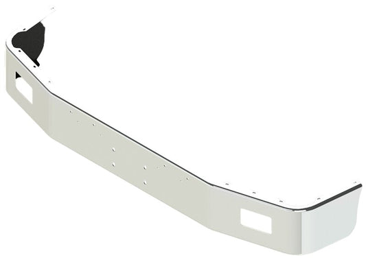 BUMPER FOR PETERBILT 367, 567 SETBACK AXLE 2007-2022 12" TO 14" SETBACK AXLE CHROME