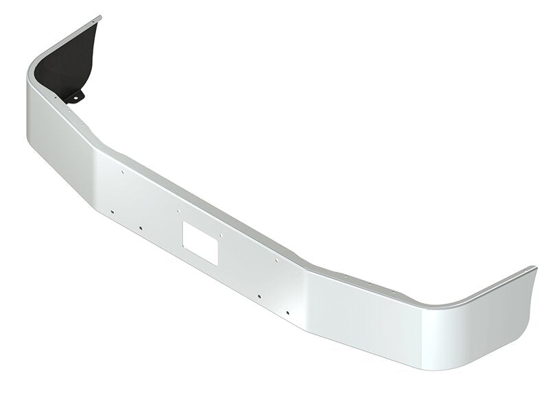 BUMPER FOR PETERBILT 385 WITH 120" BBC SETBACK AXLE 1995-2007 12" TO 14" SETBACK AXLE CHROME WITH TOW HOLE