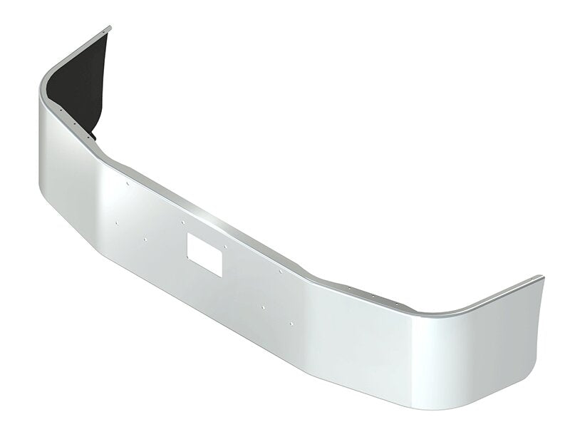 BUMPER FOR PETERBILT 385 WITH 120" BBC SETBACK AXLE 1995-2007 18" SETBACK AXLE CHROME WITH TOW HOLE