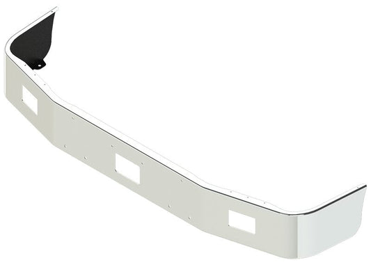 BUMPER FOR PETERBILT 385 WITH 120" BBC SETBACK AXLE 1995-2007 12" TO 14" SETBACK AXLE CHROME