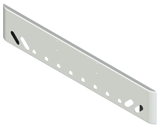 BUMPER FOR WESTERN STAR 4900SF, 4900EX, CONSTELLATION, LOWMAXX, HERITAGE 1989-2007 18" SQUARE ROLLED END CHROME WITH MOUNTING HOLES, LIGHT HOLES