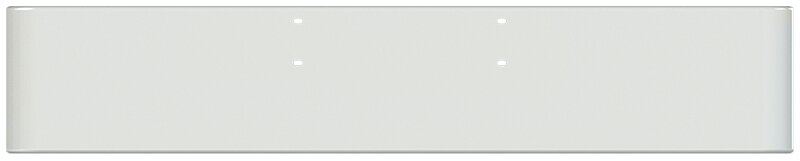 BUMPER FOR WESTERN STAR 4900SF, 4900EX, CONSTELLATION, LOWMAXX, HERITAGE 1989-2007 18" SQUARE ROLLED END CHROME WITH MOUNTING HOLES ONLY