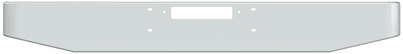 BUMPER FOR WESTERN STAR 4900SF, 4900EX, CONSTELLATION, LOWMAXX, HERITAGE 1989-2007 12" TAPER ROLLED END CHROME WITH TOW HOLE