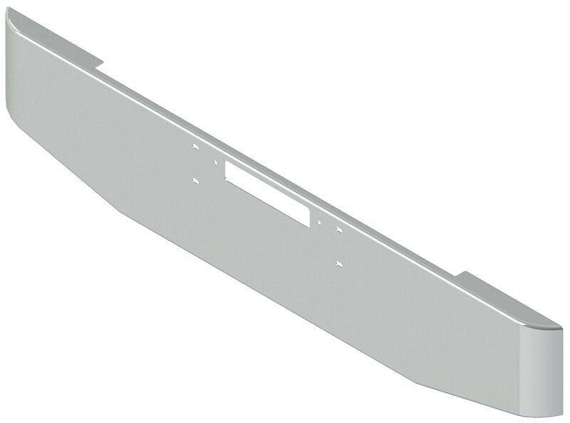BUMPER FOR WESTERN STAR 4900SF, 4900EX, CONSTELLATION, LOWMAXX, HERITAGE 1989-2007 18" TAPER HAND FORM CHROME WITH TOW HOLE
