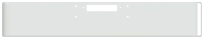 BUMPER FOR WESTERN STAR 4900SF, 4900EX, CONSTELLATION, LOWMAXX, HERITAGE 1989-2007 16" SQUARE HAND FORM CHROME WITH TOW HOLE