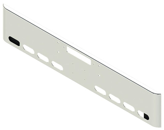 BUMPER FOR WESTERN STAR 4900SF, 4900EX, CONSTELLATION, LOWMAXX, HERITAGE 1989-2007 WITH TOW HOLE AND 8 OVAL HOLES, LICENSE PLATE HOLES