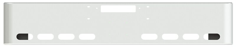 BUMPER FOR WESTERN STAR 4900SF, 4900EX, CONSTELLATION, LOWMAXX, HERITAGE 1989-2007 WITH TOW HOLE AND 8 OVAL HOLES, LICENSE PLATE HOLES