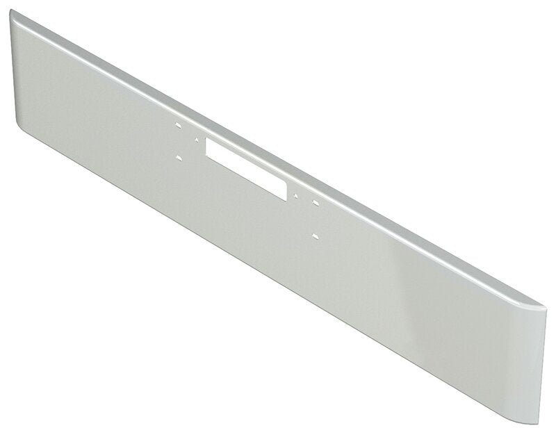 BUMPER FOR WESTERN STAR 4900SF, 4900EX, CONSTELLATION, LOWMAXX, HERITAGE 1989-2007 18" SQUARE ROLLED END CHROME WITH TOW HOLE