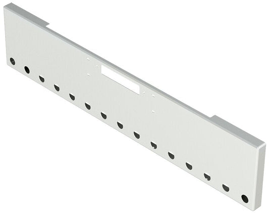 BUMPER FOR WESTERN STAR 4900SF, 4900EX, CONSTELLATION, LOWMAXX, HERITAGE 1989-2007 20" BOXED END CHROME WITH TOW HOLE AND 15 HOLES FOR 2" LIGHTS