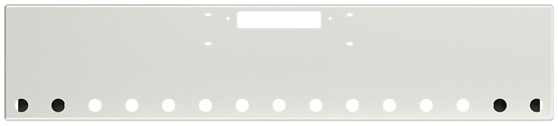 BUMPER FOR WESTERN STAR 4900SF, 4900EX, CONSTELLATION, LOWMAXX, HERITAGE 1989-2007 20" BOXED END CHROME WITH TOW HOLE AND 15 HOLES FOR 2" LIGHTS
