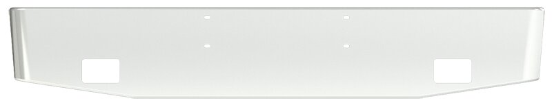 BUMPER FOR WESTERN STAR 4900SF, 4900EX, CONSTELLATION, LOWMAXX, HERITAGE 1989-2007 WITH RECTANGULAR FOG LIGHT HOLES