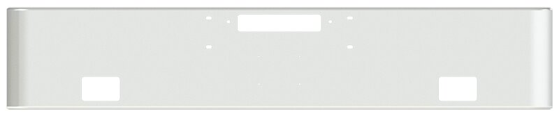 BUMPER FOR WESTERN STAR 4900SF, 4900EX, CONSTELLATION, LOWMAXX, HERITAGE 1989-2007 AND LICENSE PLATE HOLES