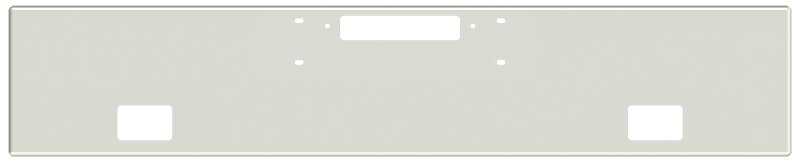 BUMPER FOR WESTERN STAR 4900SF, 4900EX, CONSTELLATION, LOWMAXX, HERITAGE 1989-2007 18" BOXED END CHROME