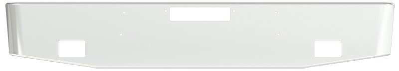 BUMPER FOR WESTERN STAR CONVENTIONAL 1985-1988 16" TAPER ROLLED END CHROME