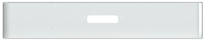 BUMPER FOR WESTERN STAR 4900SF 2008-2022 18" SQUARE ROLLED END CHROME WITH TOW HOLE