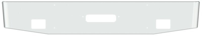 BUMPER FOR WESTERN STAR 4900SF 2008-2022 16" TAPER ROLLED END CHROME