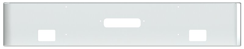 BUMPER FOR WESTERN STAR 4900SF 2008-2022 18" SQUARE ROLLED END CHROME