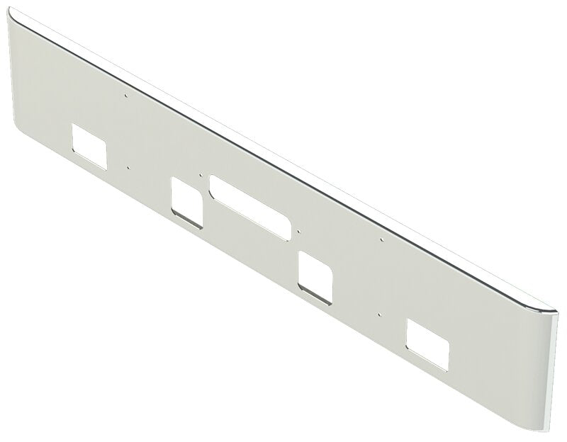 BUMPER FOR WESTERN STAR 4900SF 2008-2022 18" SQUARE ROLLED END CHROME