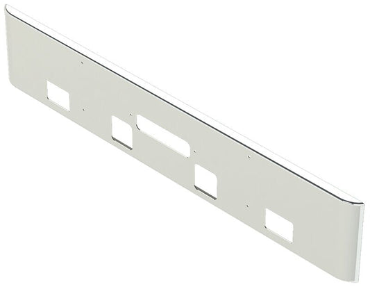 BUMPER FOR WESTERN STAR 4900SF 2008-2022 18" SQUARE ROLLED END CHROME