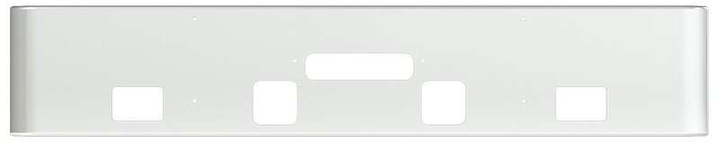 BUMPER FOR WESTERN STAR 4900SF 2008-2022 18" SQUARE ROLLED END CHROME