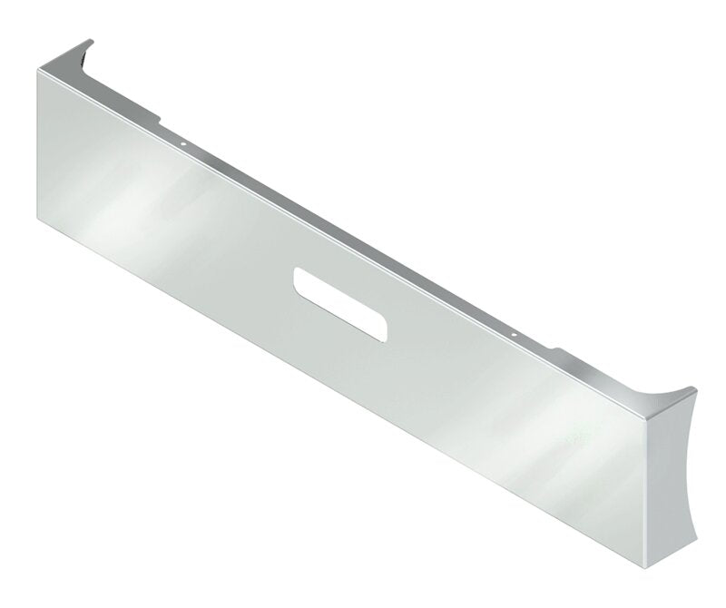 BUMPER FOR WESTERN STAR 4900SF 2008-2022 20" AMERICAN EAGLE BOXED END WITH 8" EARS CHROME WITH TOW HOLE & NO MOUNTING HOLES AND WITH UNIVERSAL BRACKETS THAT FIT CB, CQ, FD, FE ,HA, HC, GO