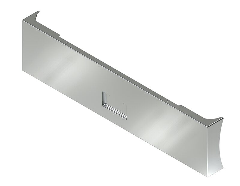 BUMPER FOR WESTERN STAR 4900SF 2008-2022 22" AMERICAN EAGLE BOXED END WITH 8" EARS STAINLESS STEEL WITH NO MOUNTING HOLES