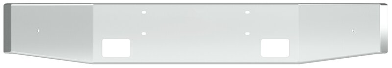 BUMPER FOR WESTERN STAR 4900SA 1989-2007 WITH RECTANGULAR FOG LIGHT HOLES