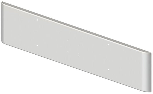 BUMPER FOR WESTERN STAR 4700SF 2008-2022 18" SQUARE ROLLED END CHROME WITH MOUNTING HOLES ONLY AND LICENSE PLATE HOLES