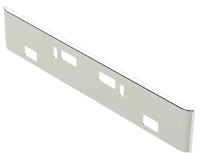 BUMPER FOR WESTERN STAR 4700SF 2008-2022 18" SQUARE ROLLED END CHROME
