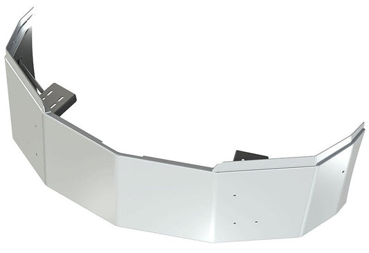 BUMPER FOR WESTERN STAR 5700XE 2015-2022 18" SETBACK AXLE WITH TOP EXTENSIONS CHROME WITH MOUNTING HOLES ONLY