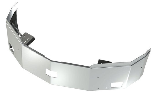 BUMPER FOR WESTERN STAR 5700XE 2015-2022 14" SETBACK AXLE WITH TOP EXTENSIONS CHROME