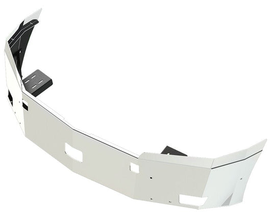 BUMPER FOR WESTERN STAR 5700XE 2015-2022 14" SETBACK AXLE WITH TOP EXTENSIONS CHROME