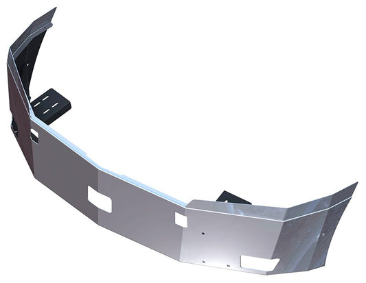 BUMPER FOR WESTERN STAR 5700XE 2015-2022 16" SETBACK AXLE WITH TOP EXTENSIONS CHROME