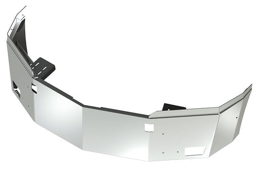 BUMPER FOR WESTERN STAR 5700XE 2015-2022 16" SETBACK AXLE WITH TOP EXTENSIONS CHROME