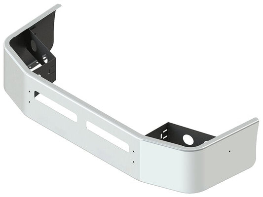 BUMPER FOR VOLVO VNL SETBACK AXLE - REPLACES PLASTIC & FIBERBLASS 1996-2003 18" SETBACK AXLE CHROME WITH TOW HOLE