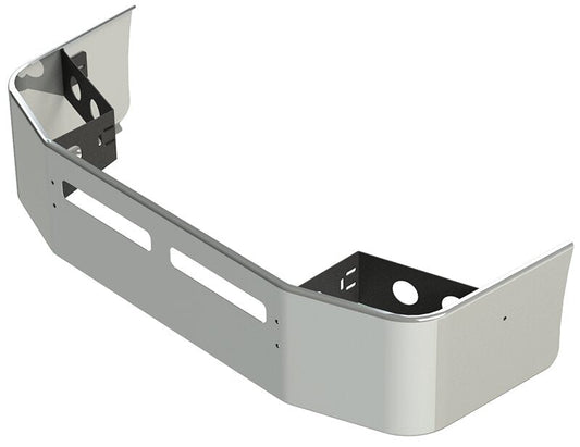 BUMPER FOR VOLVO VNL SETBACK AXLE - REPLACES PLASTIC & FIBERBLASS 1996-2003 20" SETBACK AXLE STAINLESS STEEL WITH TOW HOLE