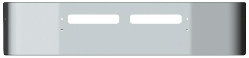 BUMPER FOR VOLVO VNL SETBACK AXLE - REPLACES PLASTIC & FIBERBLASS 1996-2003 20" SETBACK AXLE STAINLESS STEEL WITH TOW HOLE