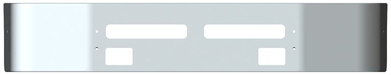 BUMPER FOR VOLVO VNL SETBACK AXLE - REPLACES PLASTIC & FIBERBLASS 1996-2003 16" SETBACK AXLE STAINLESS STEEL