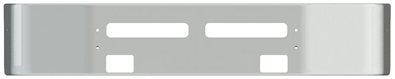 BUMPER FOR VOLVO VNL SETBACK AXLE - REPLACES PLASTIC & FIBERBLASS 1996-2003 18" SETBACK AXLE CHROME