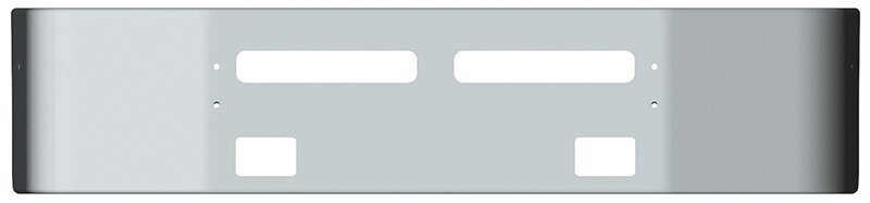 BUMPER FOR VOLVO VNL SETBACK AXLE - REPLACES PLASTIC & FIBERBLASS 1996-2003 20" SETBACK AXLE STAINLESS STEEL