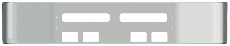 BUMPER FOR VOLVO VNL SETBACK AXLE - REPLACES PLASTIC & FIBERBLASS 1996-2003 18" SETBACK AXLE CHROME