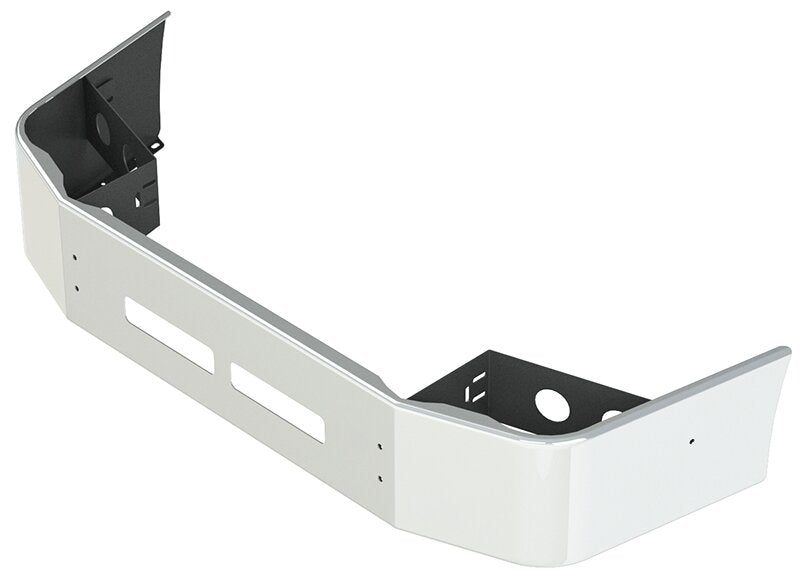 BUMPER FOR VOLVO VNL SETBACK AXLE - REPLACES STAINLESS CLAD 1996-2003 16" SETBACK AXLE CHROME WITH VENT HOLES